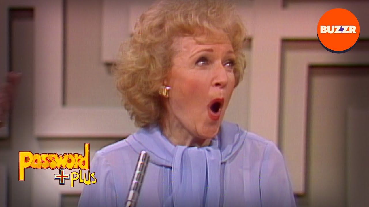 Password Plus | What A Guess!! Betty White Solves The Password Puzzle With Only TWO Clues | BUZZR