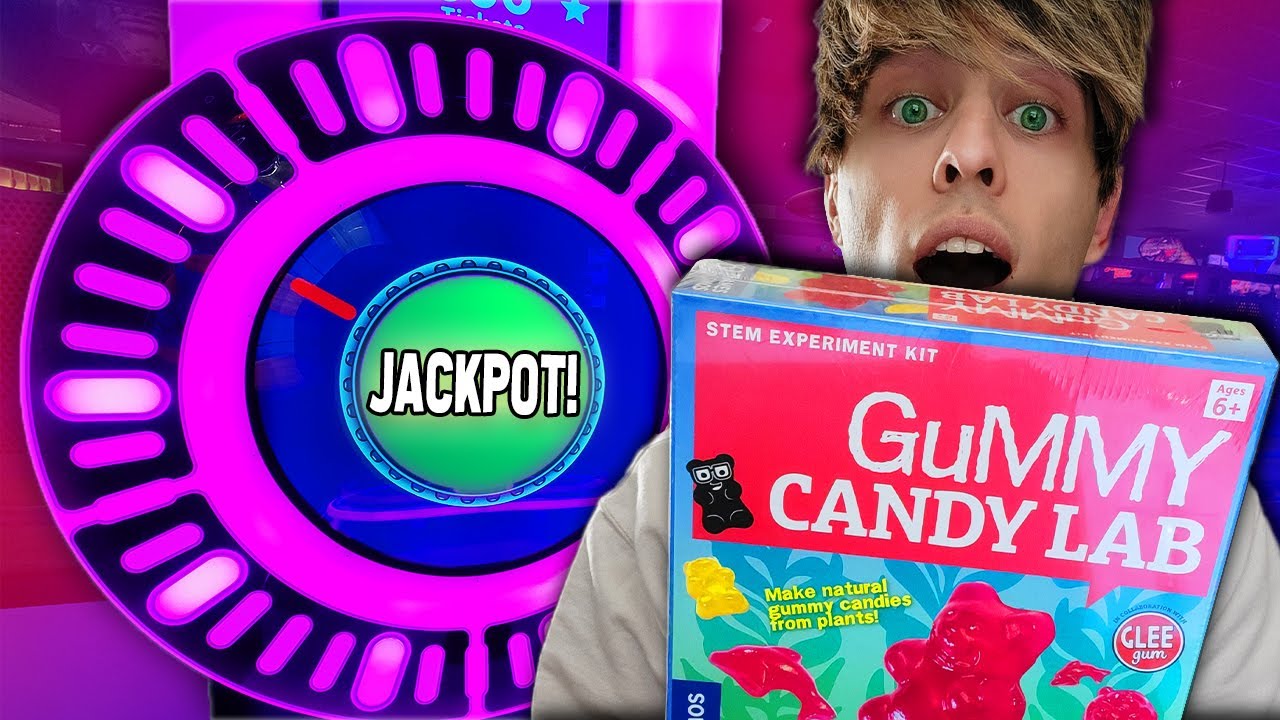 Can I Win a Gummy Candy Lab CHEAPER at Dave and Busters?