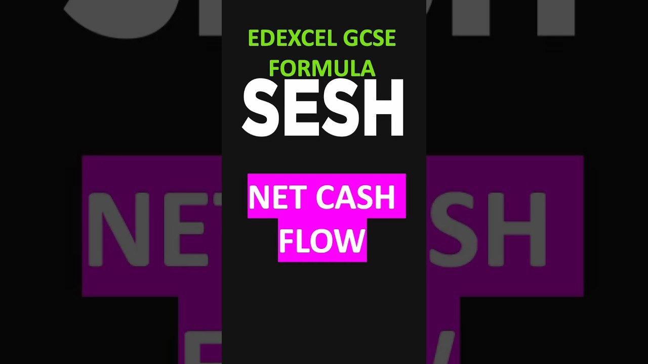 Net Cash Flow (Paper 1 Formula) - Edexcel GCSE Business Formula 