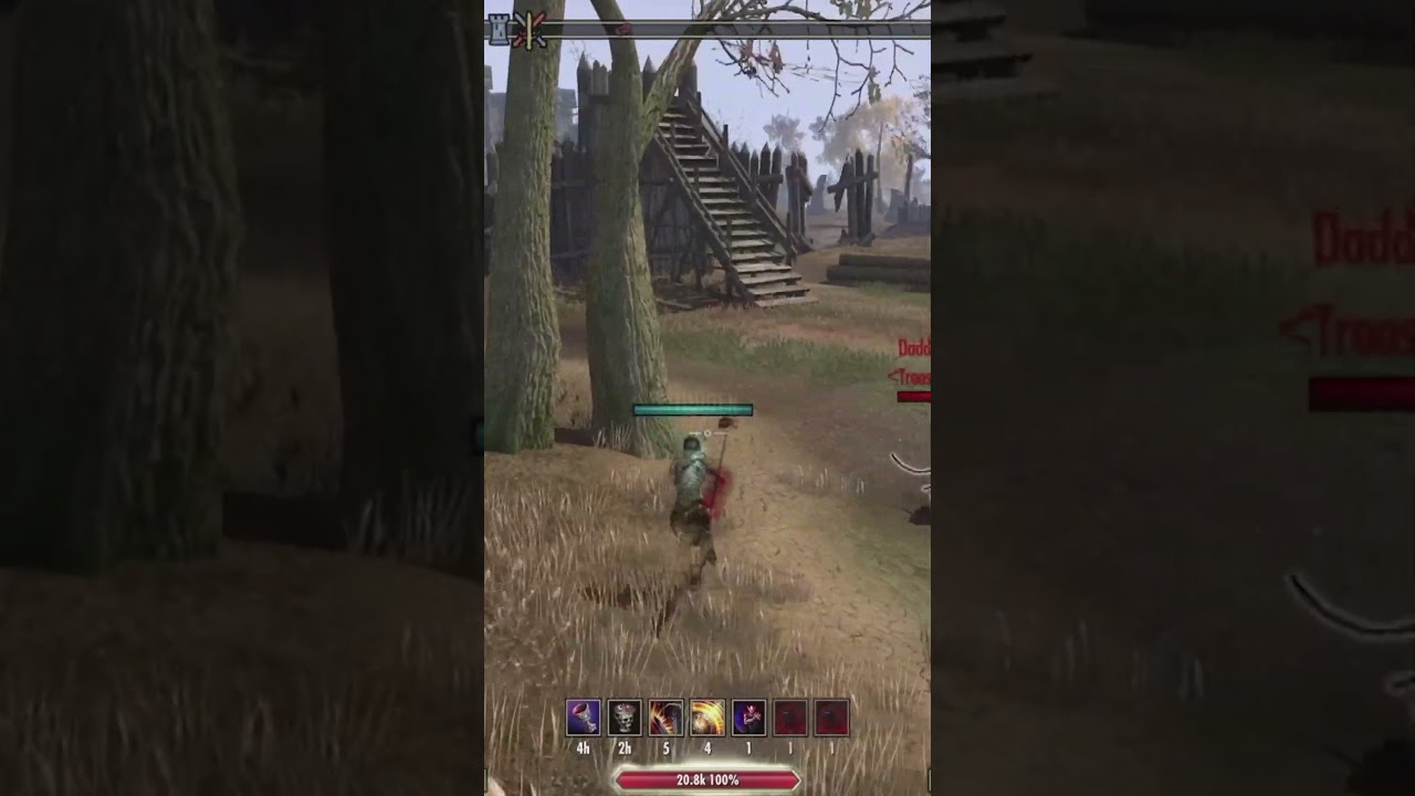 NightBlade EASY Oakensoul Onslaught GANK! | 1 Bar BonkBlade (Necrom) #eso #pvp #shorts