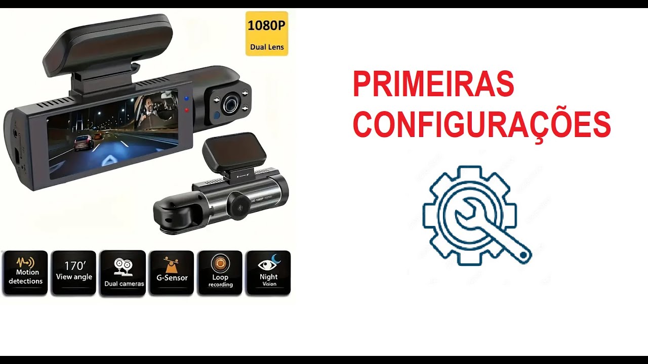 Configurando a Dash Cam D50 (Temu)