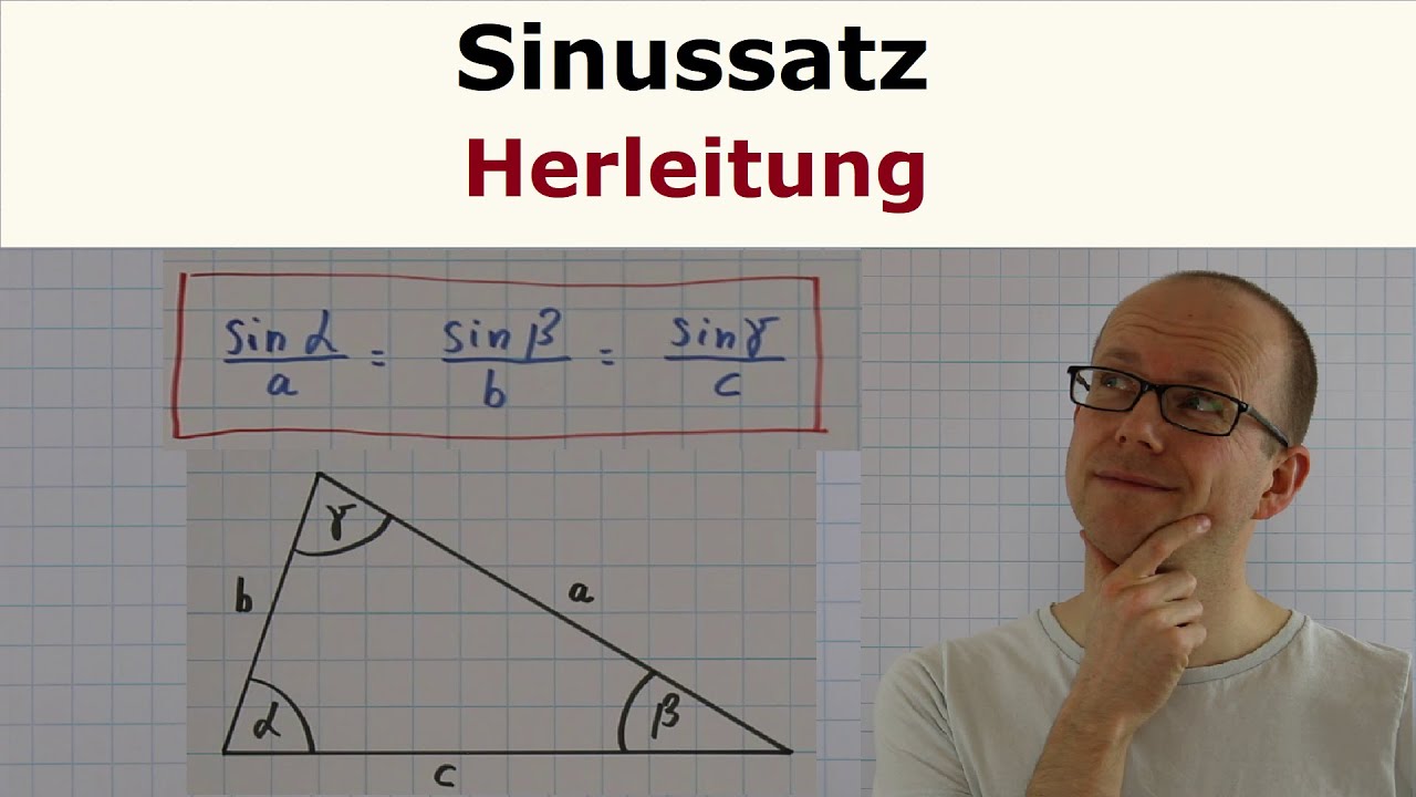 Sinussatz - Herleitung