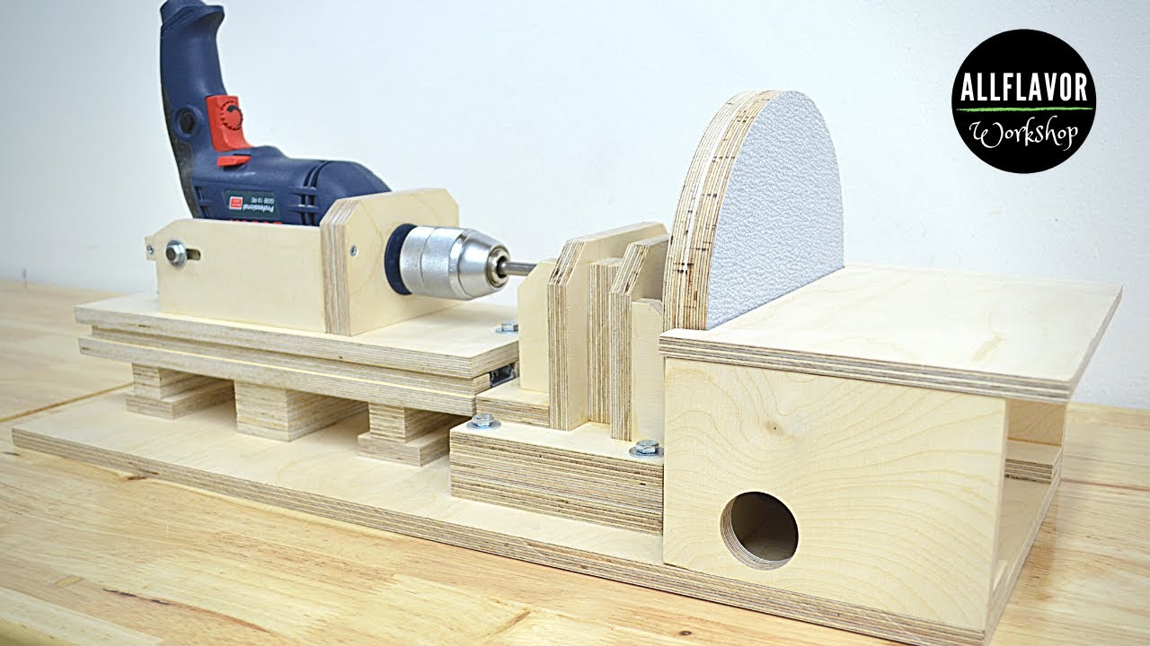 DIY Drill Disc Sander | Drill Powered Disc Sander