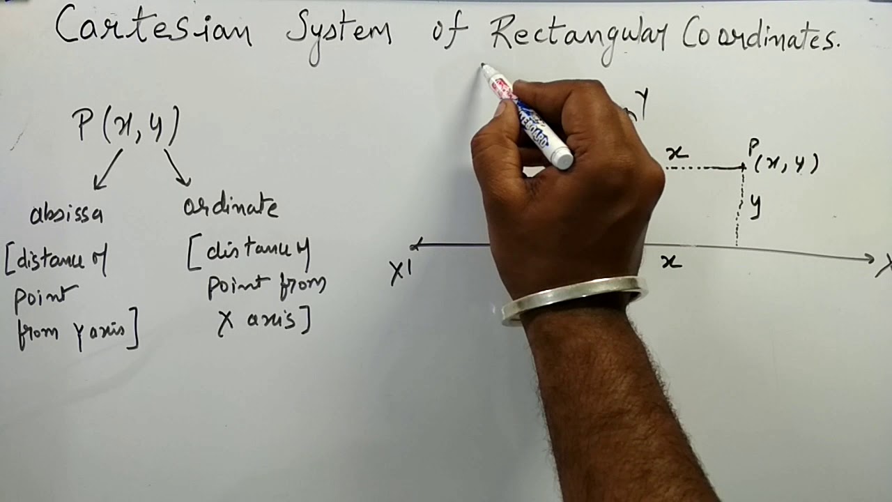 Cartesian System of Rectangular Co ordinate Part 1 | location of point | Kamaldheeriya