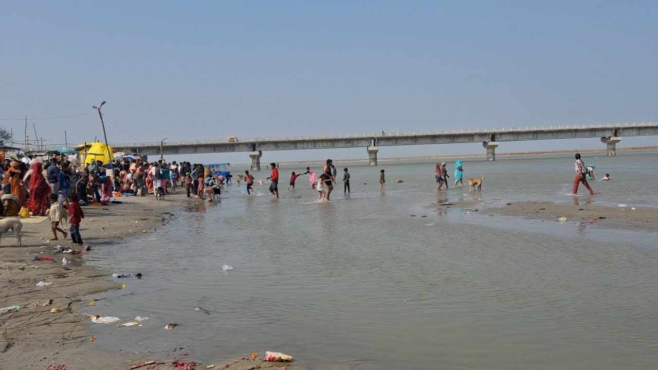 U P का सबसे लंबा पुल/Kadarganj Ganga Ghat