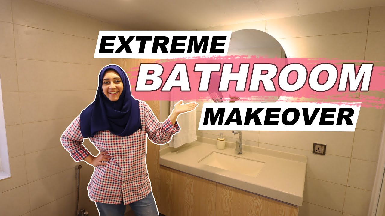 Our Bathroom MAKEOVER Before and After + DIY Renovation Ideas