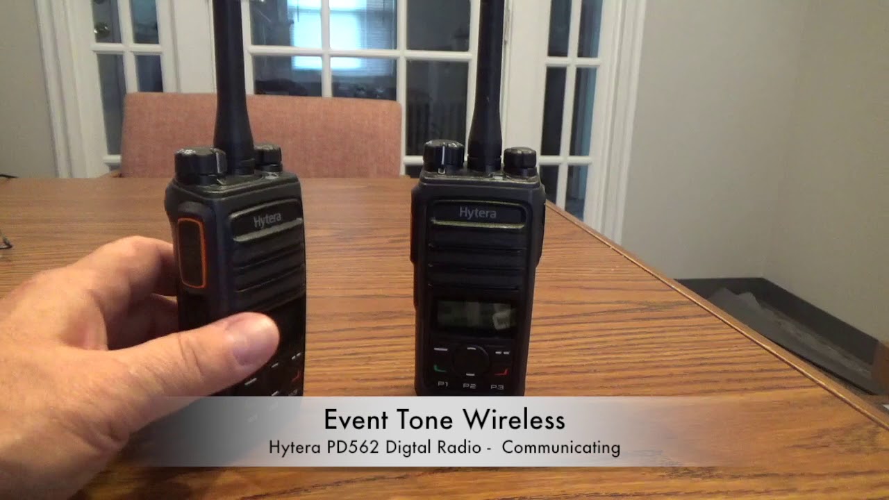 Event Tone Wireless Tutorial Series -  How To Use A Hytera PD562 Digital DMR Two Way Radio