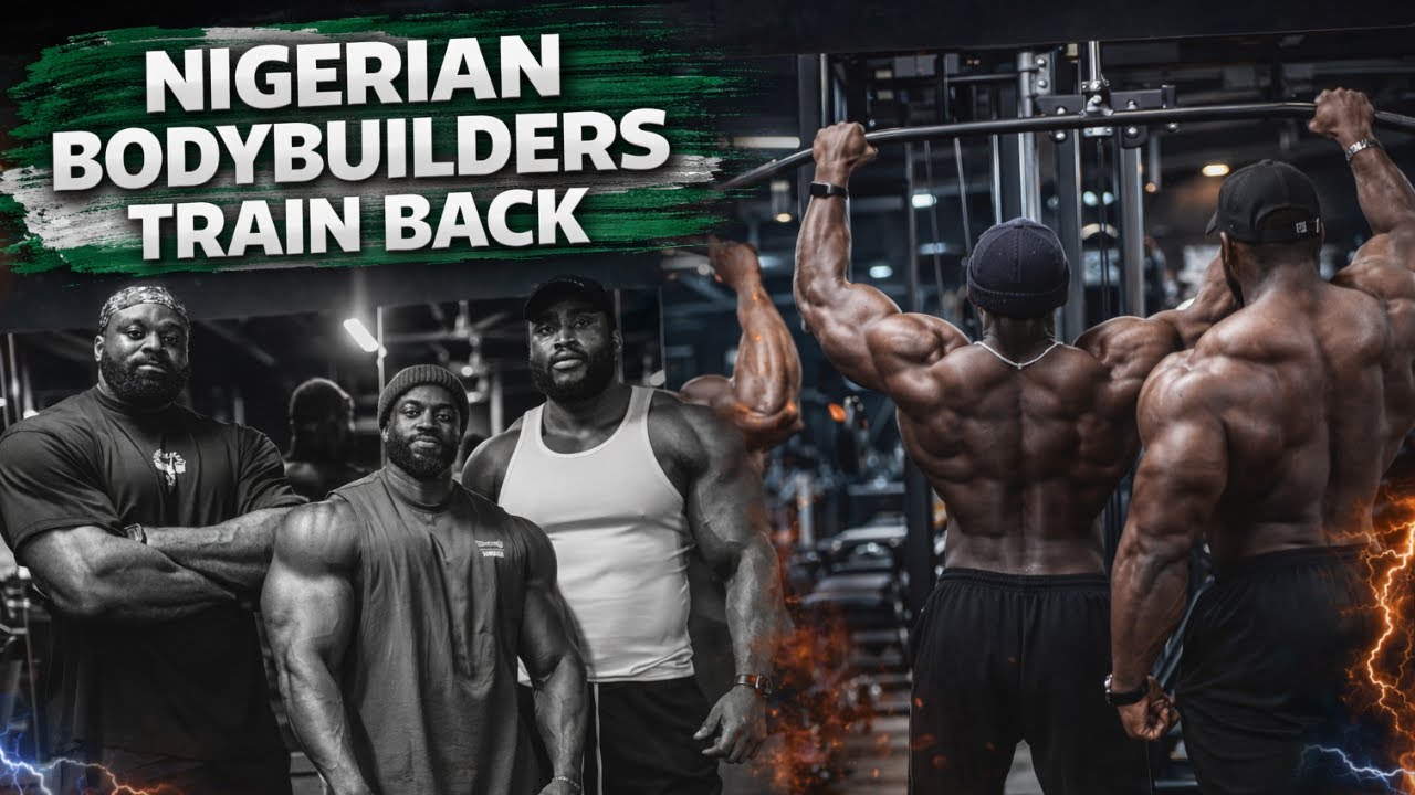 How Nigerian BodyBuilders Train Back 😤| Olympia 2026 series