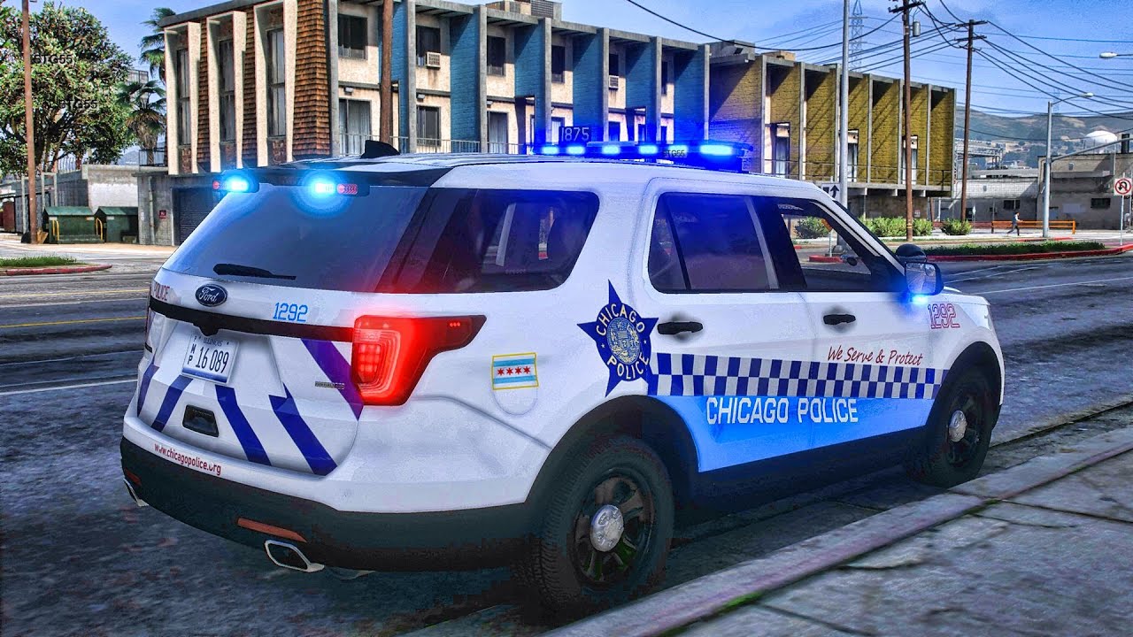 Играю в GTA 5 за ПОЛИЦЕЙСКОГО Gang Unit Patrol | Chicago | GTA 5 Lspdfr Mod | 4K