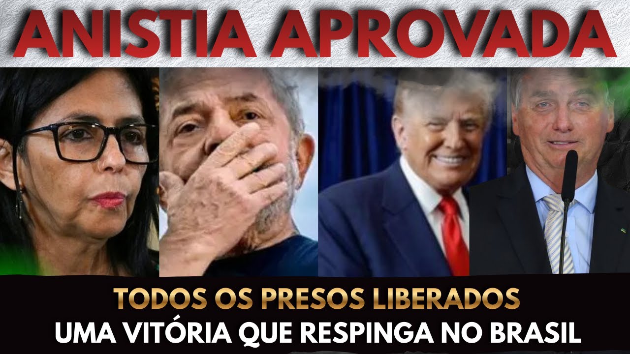 AGORA - PODE COMEMORAR! ANISTIA ACABA DE SER APROVADA!! TODOS OS PRESOS POLÍTICOS LIBERTADOS