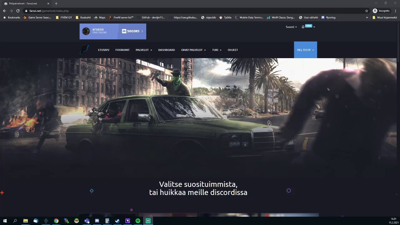 Windows Server 2016 asennus VPS palvelimelle. -Farssi.net/gamehost