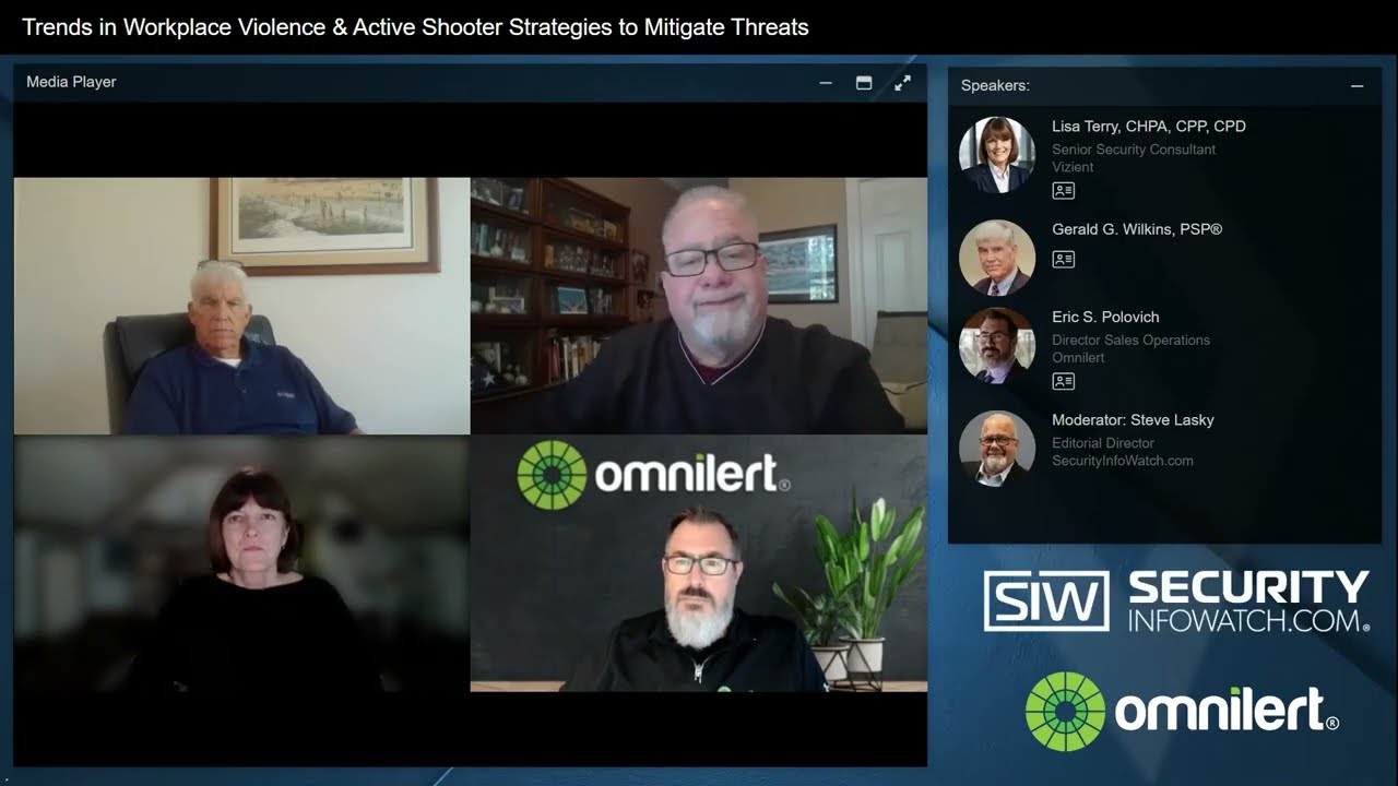 Webinar - Workplace Violence & Active Shooter Response: Trends, Tech, and Prevention Strategies