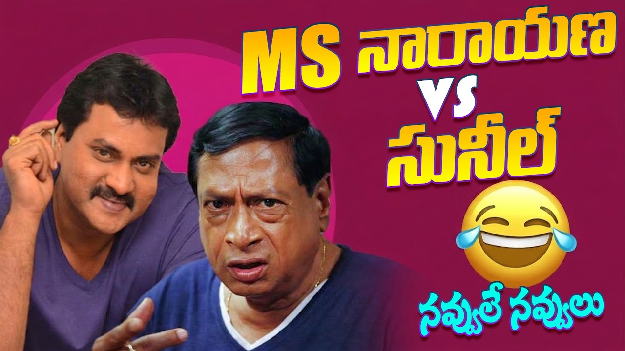 MS Narayana VS Sunil Comedy NON STOP Scenes | Sunil | MS Narayana | Telugu Comedy Scenes | iDream