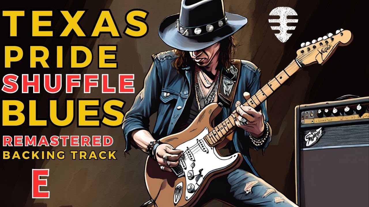 Legendary Texas Shuffle Blues Backing Track in E Remastered
