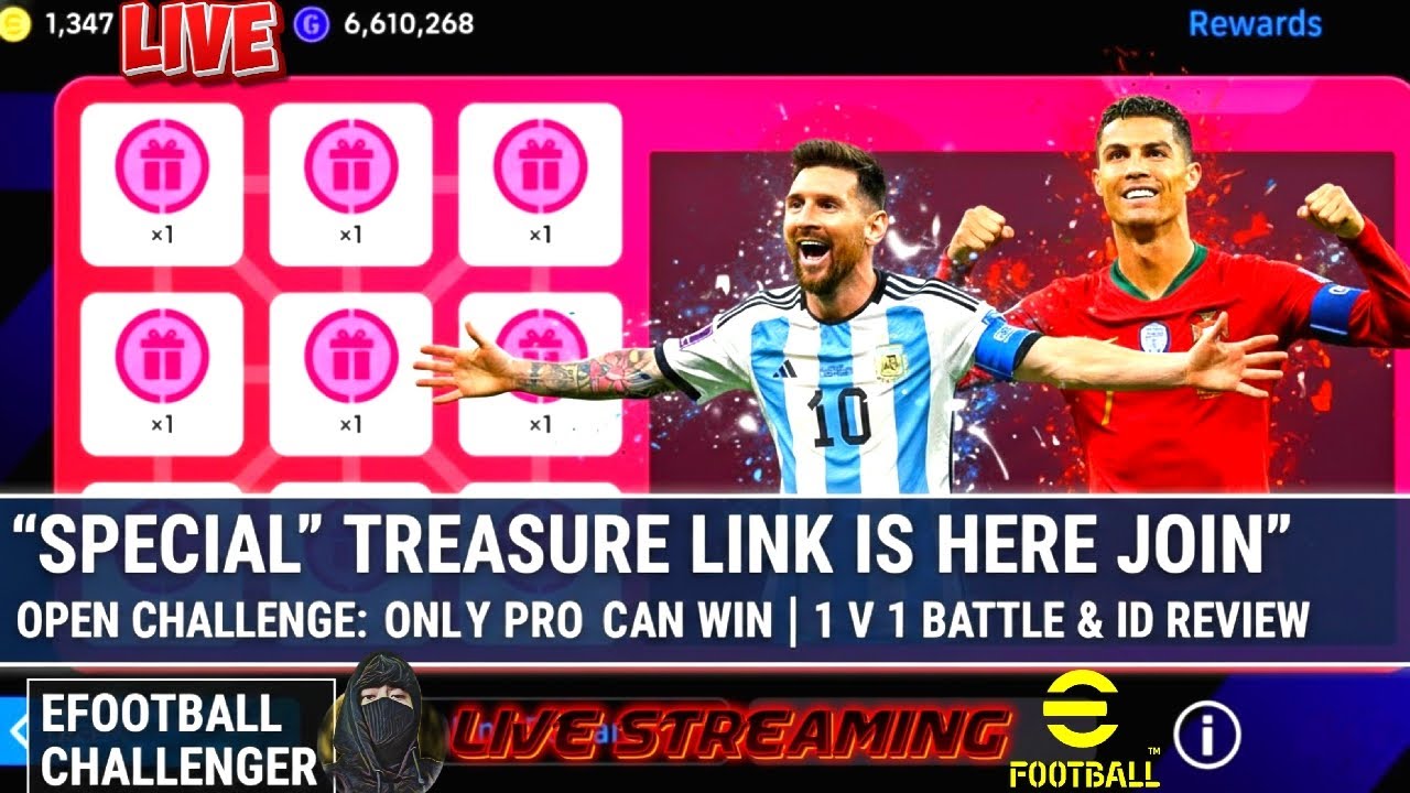 "Special" Treasure Link Is Here 🔥 Join"  | 1 V 1 BATTLE & ID REVIEW | eFootball 2026 | Day 12 |