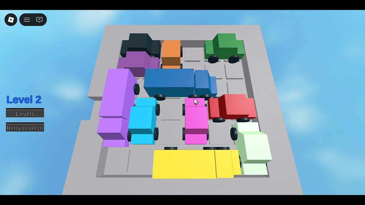 parking panic, from roblox, i have to think so i can get through