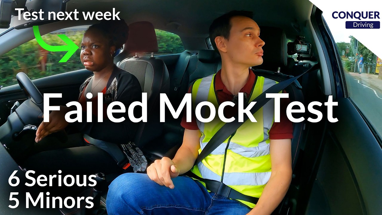 Failed Mock Driving Test GB - 6 Serious Reasons