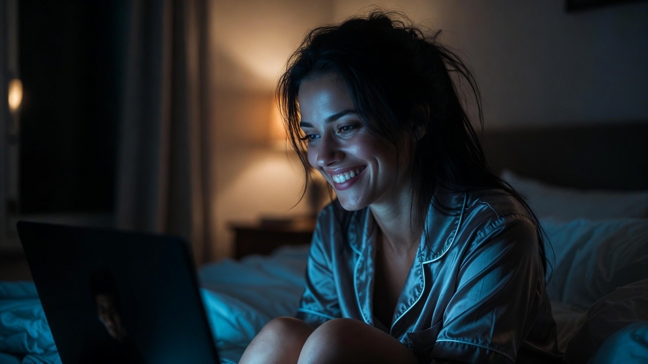 Escuché a Mi Esposa en una Videollamada Secreta… Cuando Vi Quién Estaba en la Pantalla, Todo Cambió