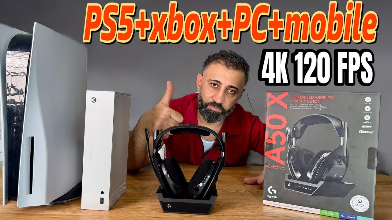 ‏أفضل سماعة العاب لكل المنصات Logitech Astro A50 X