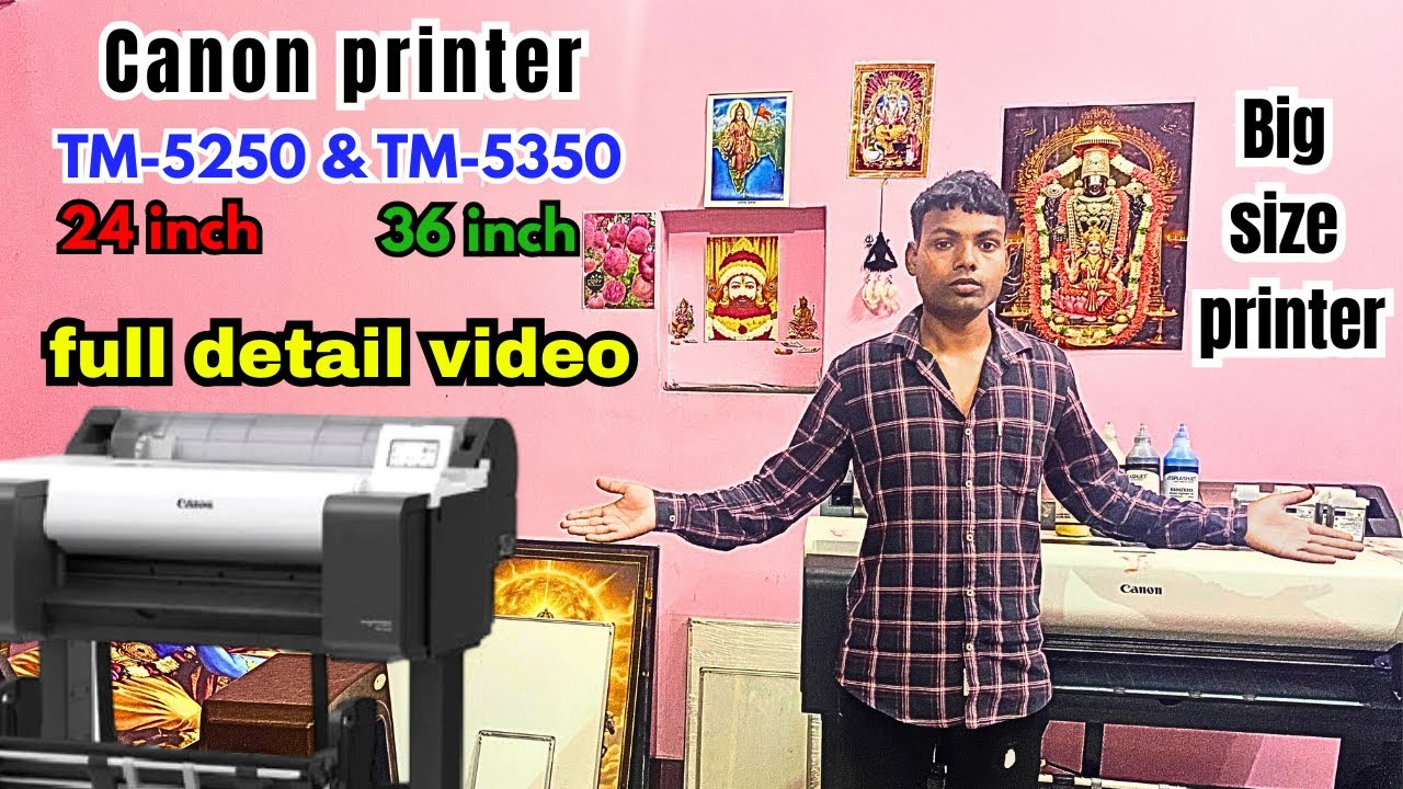 Canon TM-5250 & TM-5350 printer full detail video 36 inch printer,large formet printer,big ploter