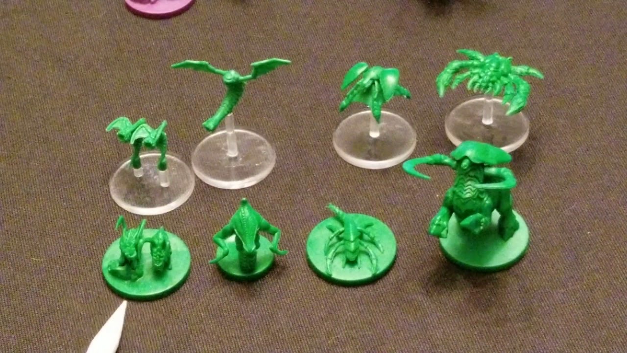 StarCraft the board game, units and factions overview.