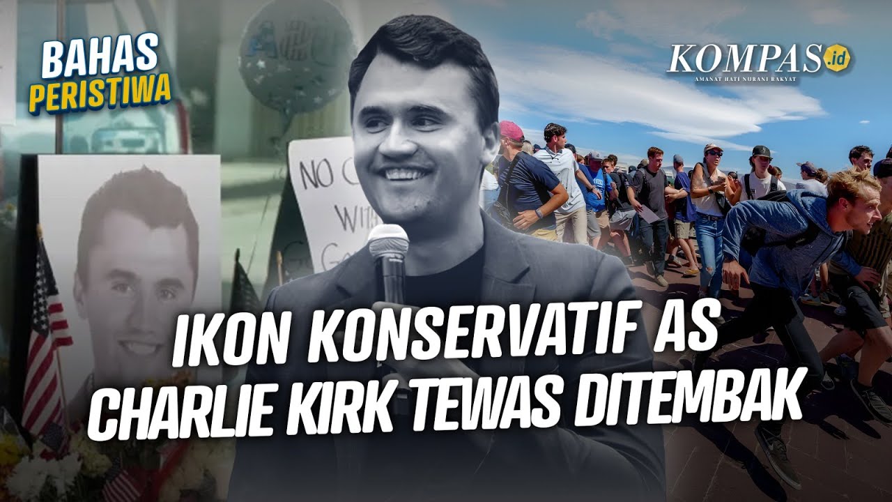 Penembakan Tokoh Konservatif Charlie Kirk Guncang AS, Trump Perintahkan Bendera Setengah Tiang