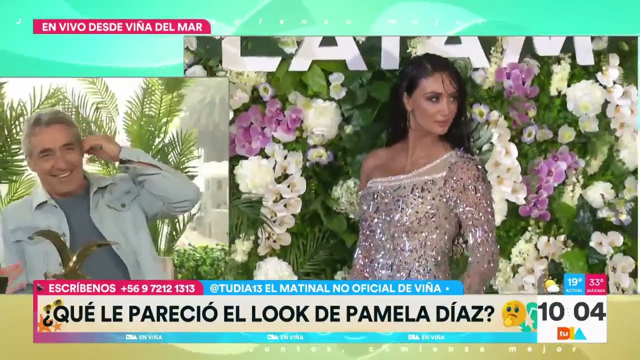 El look de Pamela Díaz en Gala de Viña | Tu Día | Canal 13