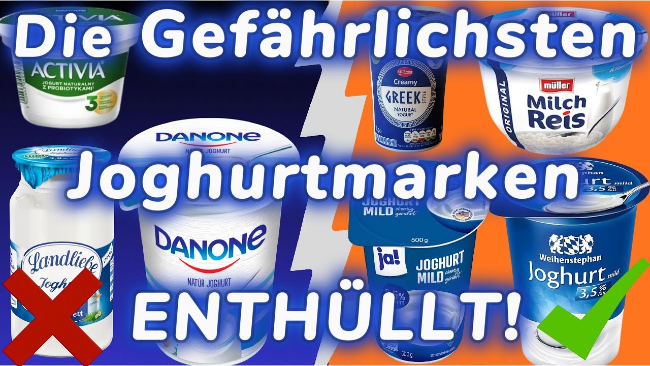 Finger weg von diesen 7 Joghurt-Marken! 🛑 Die bittere Wahrheit ENTHÜLLT