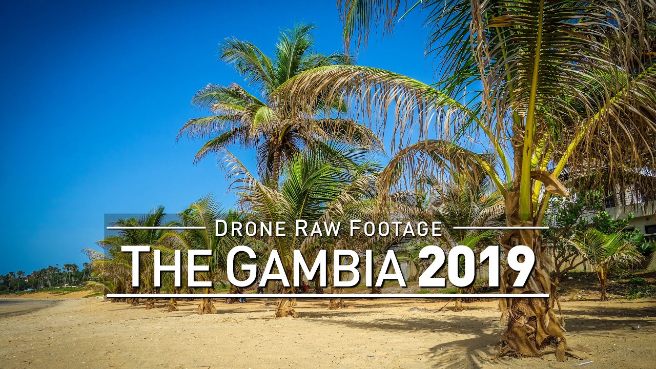 【4K】Drone RAW Footage | THE GAMBIA 2019 ..:: Serekunda :: Banjul | UltraHD Stock Video
