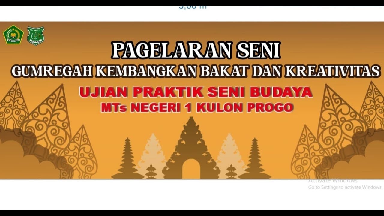 PAGELARAN SENI GUMREGAH KEMBANGKAN BAKAT DAN KREATIFITAS