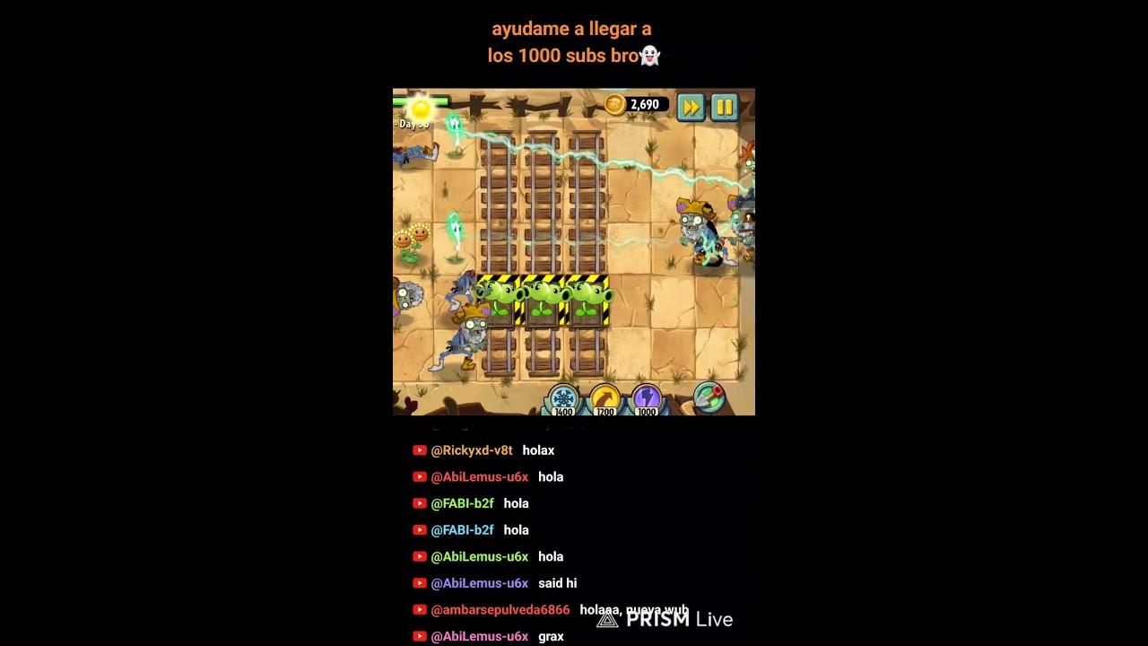 Transmisión en directo de El jardín de Pvz. David