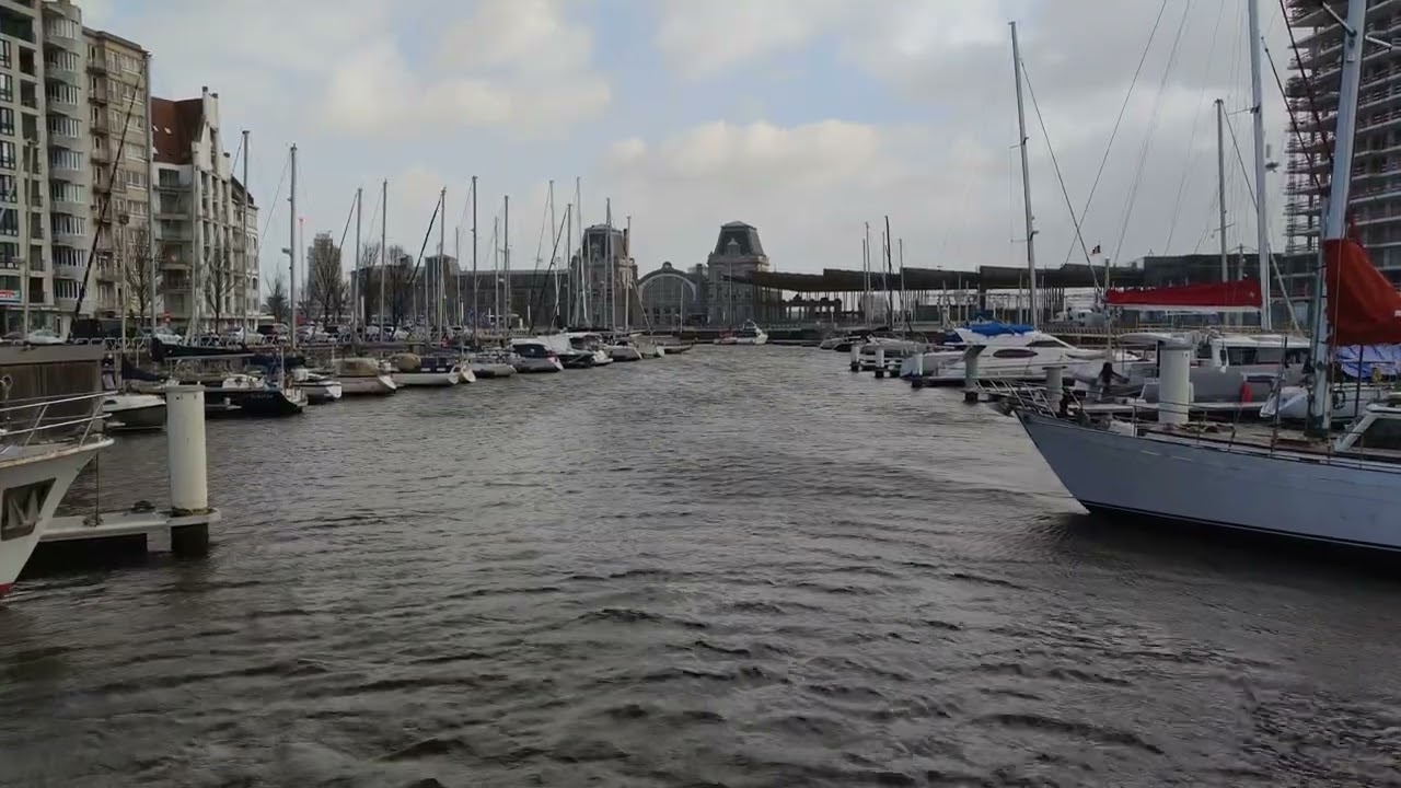 storm wind in the Mercator Marina docks