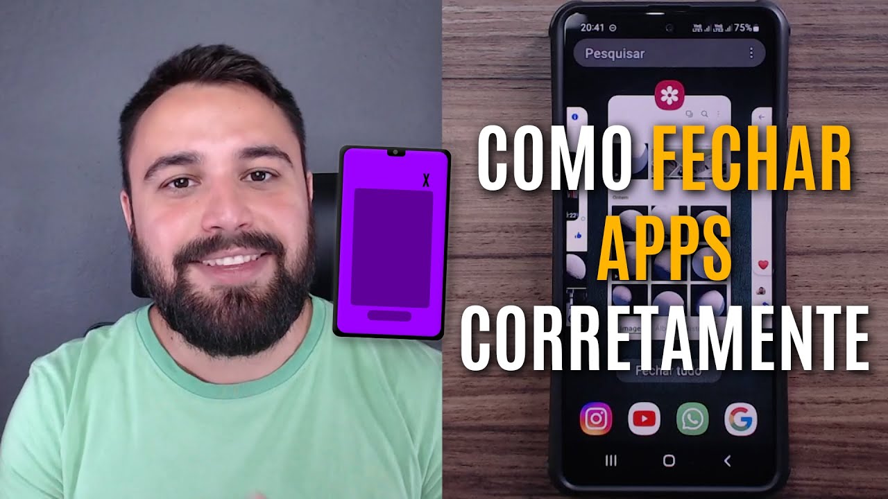 COMO FECHAR CORRETAMENTE APLICATIVOS ABERTOS NO CELULAR