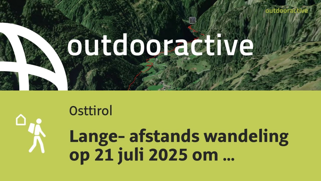 Lange- afstands wandeling op 21 juli 2025 om 07:39