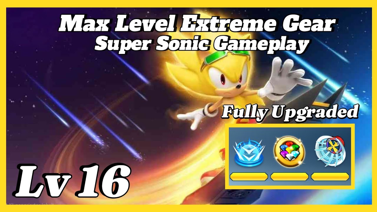 Sonic Forces Speed Battle: Max Level Extreme Gear Super Sonic Gameplay
