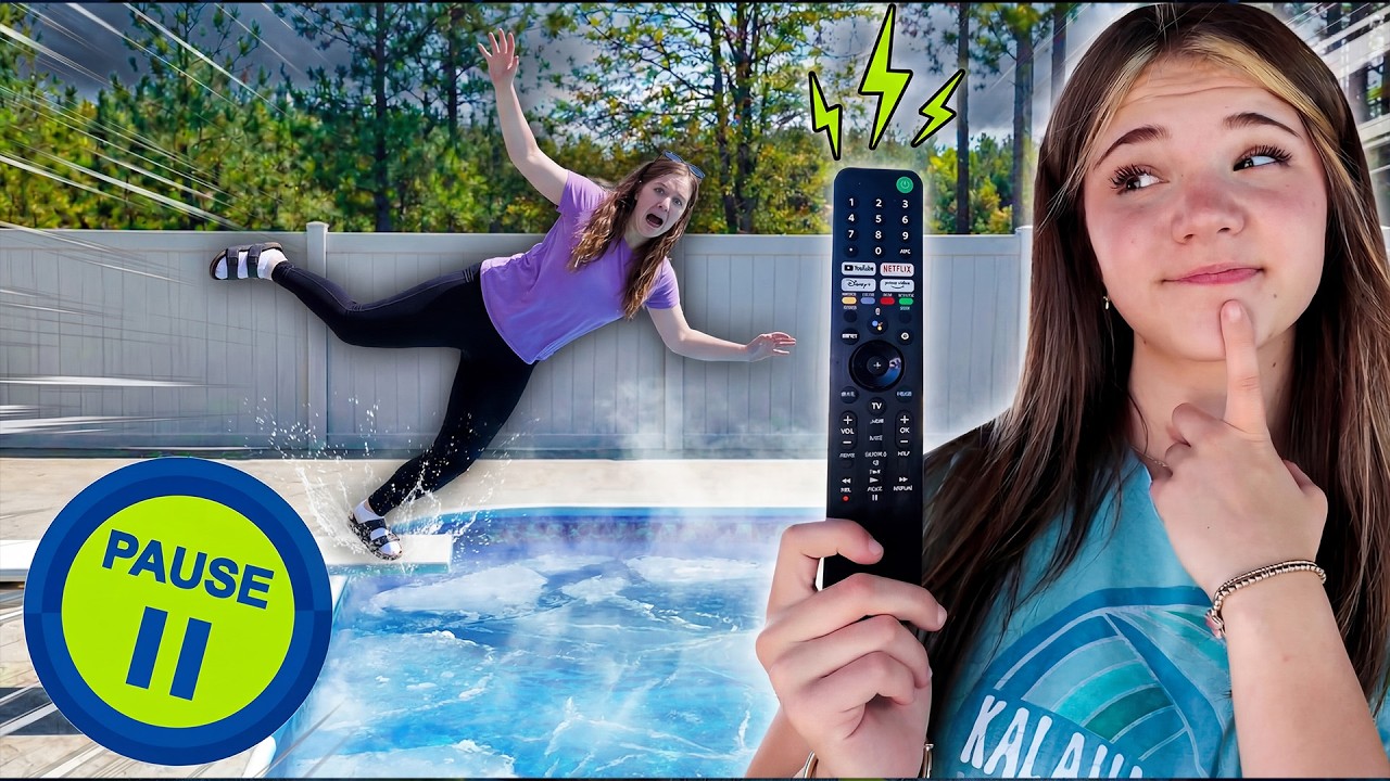 Pause Challenge For 24 HOURS...Recreating Old Videos! #pausechallenge,