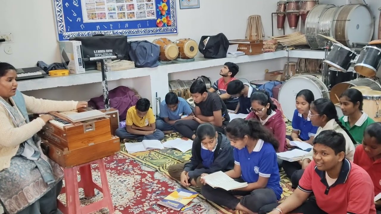 #jnvdeogarh #basantgeet #practice