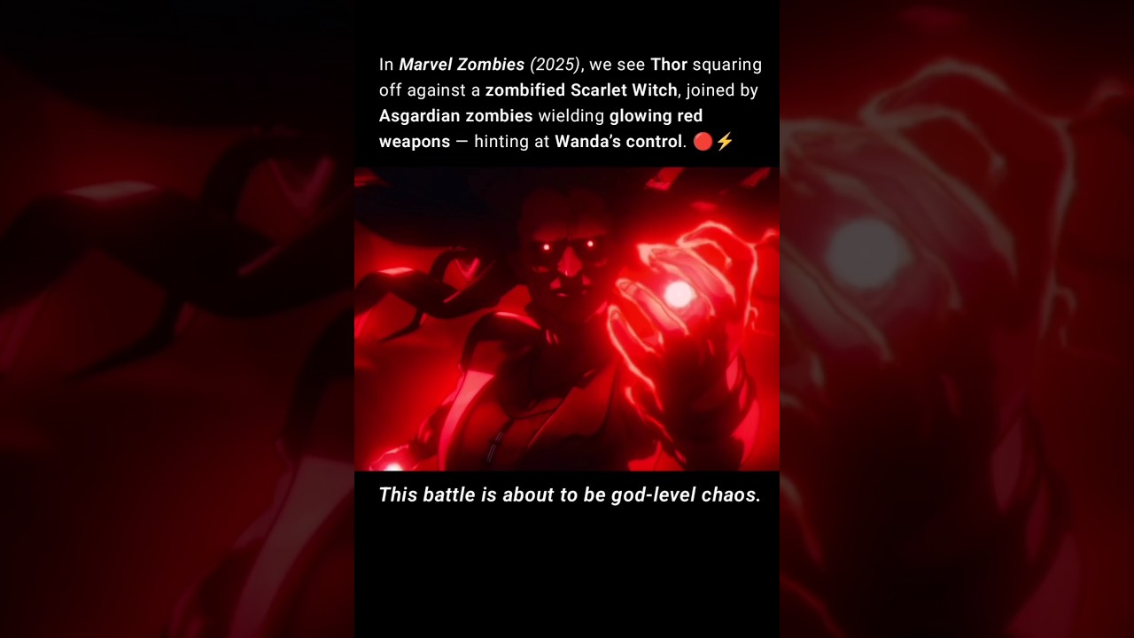 Thor vs Zombie Scarlet Witch | Marvel Zombies (2025) 🔴⚡🧟‍♀️