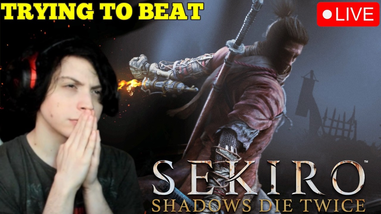 🔴FIRST TIME BEATING SEKIRO🔴DEATH COUNTER🔴NO CRASHING OUT🔴