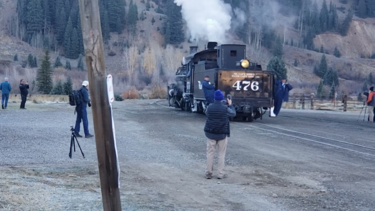 D&SNG 476 in Silverton 10-17-2023