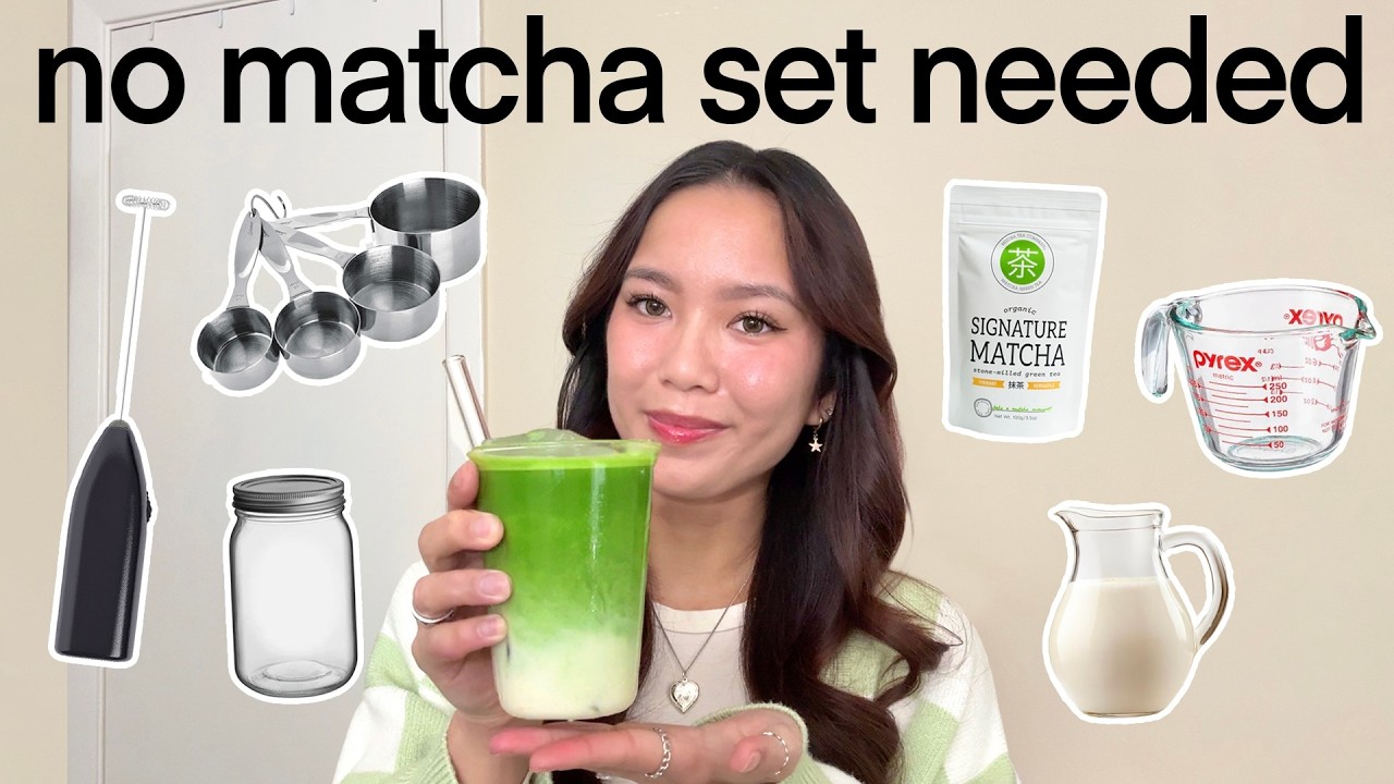 Как приготовить матчу без традиционных инструментов 🍵💡