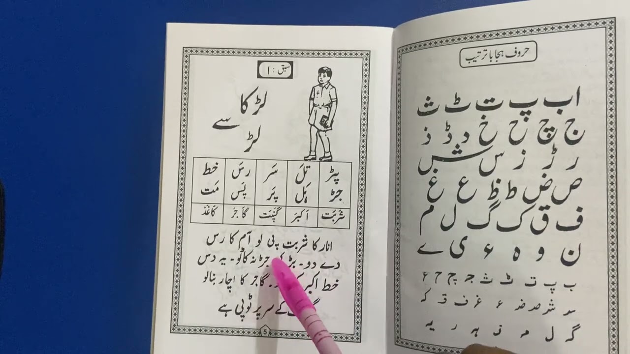 Urdu learning class-1 for beginners -Boltha Qaidha part(2) playlist Urdu reading online class daily