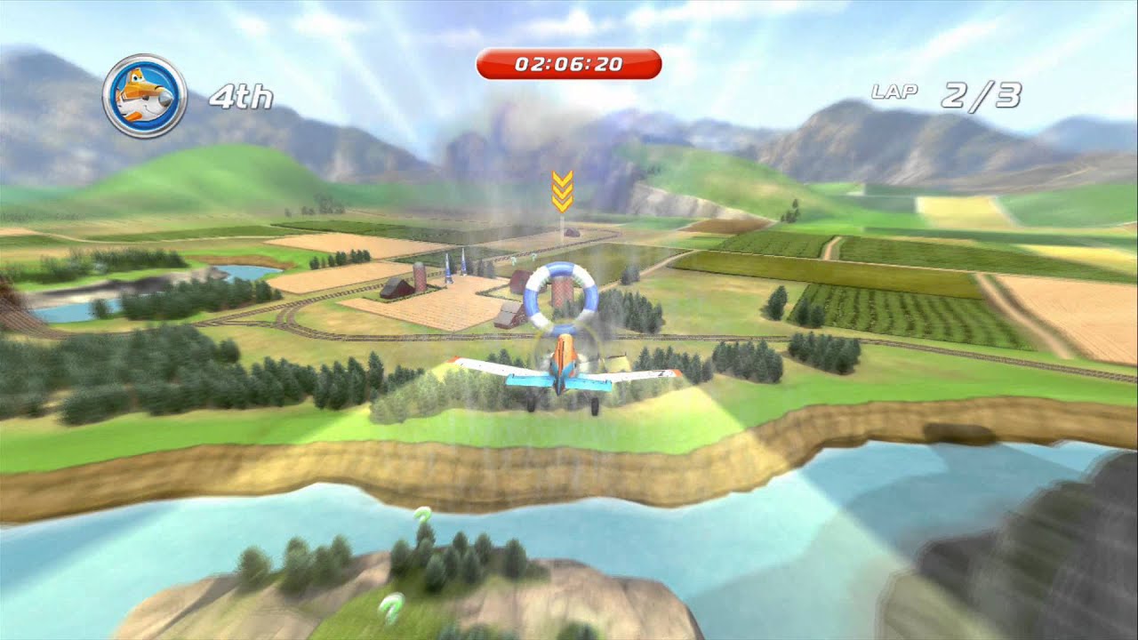 Disney Planes (Wii U) - Air Rally Propwash Junction - Featuring Dusty Crophopper (Platinum Medal)