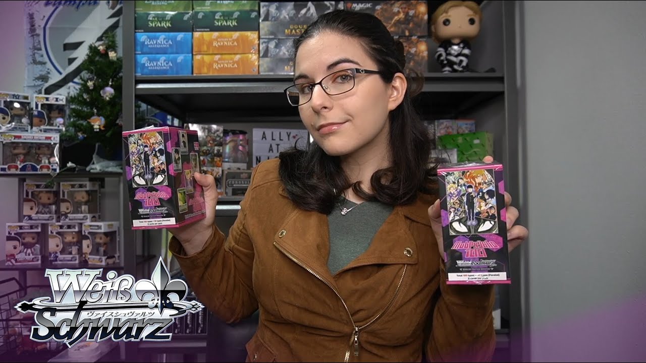 Can We Get a Shiny SSP? | WEISS SCHWARZ MOB PSYCHO 100 2X BOOSTER BOX OPENING
