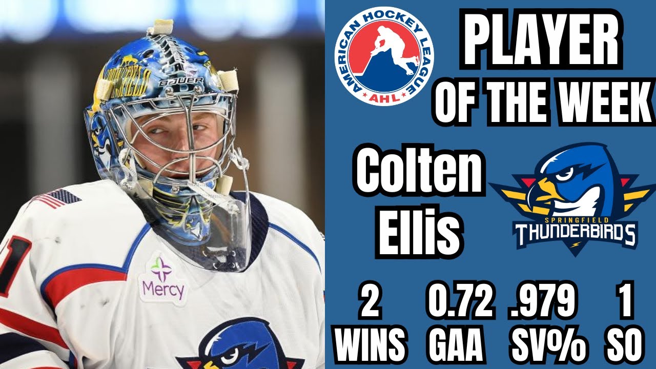 Colten Ellis Dominates & Earns AHL Player Of The Week!