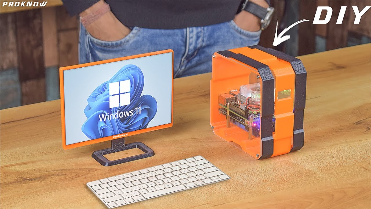 Making a Windows 11 Mini PC | Mini Computer | Rechargeable PC