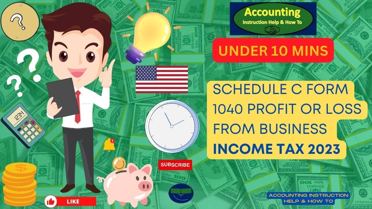 Schedule C Form 1040 Profit or Loss From Business Income Tax 2023