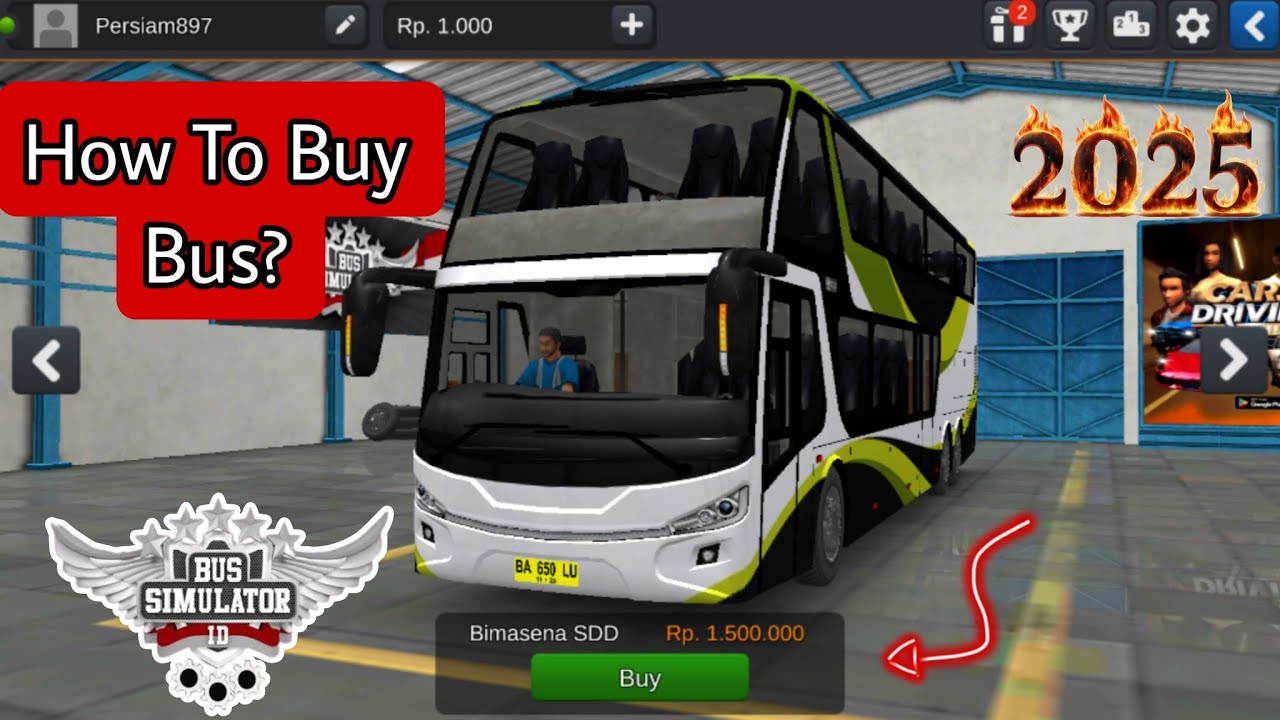 How To Buy Buses In Bus Simulator Indonesia Update | Bus Simulator Indonesia Bus Kaise Kharide 2025