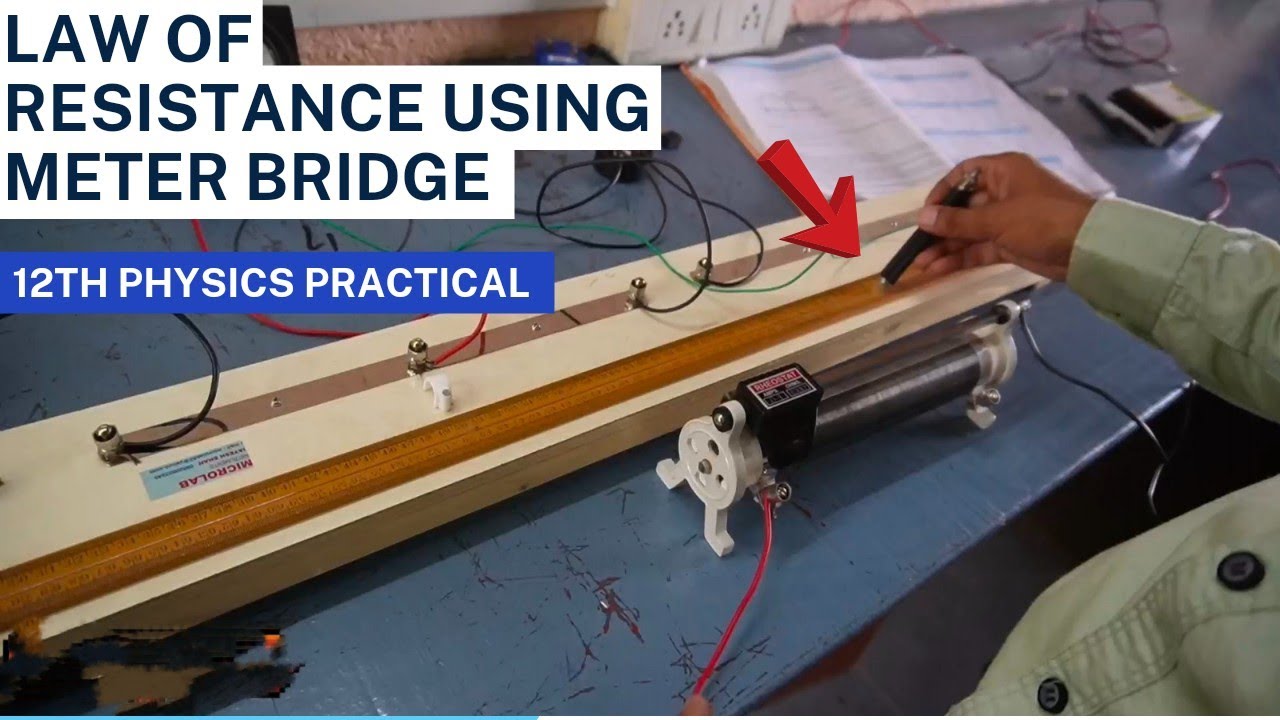 law of resistance using metre bridge (series and parallel) combination  @a2zpractical991