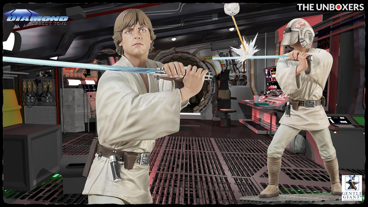Star Wars A New Hope Luke Skywalker Milestones Training Statue by Diamond Select